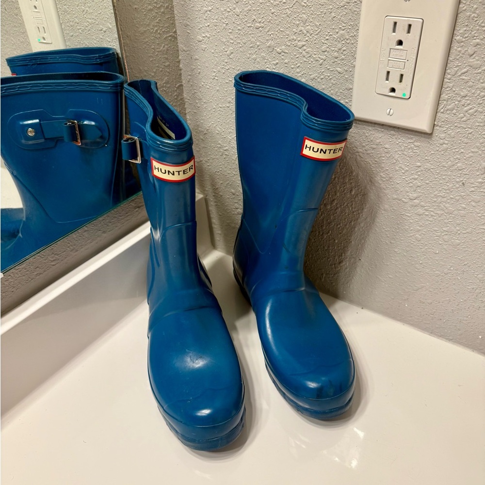 Hunter Classic Blue Waterproof Boots